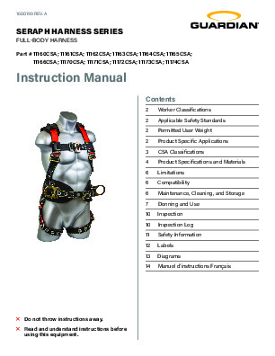 Seraph Harness | GuardianFall (Canada) | Guardian Fall Protection